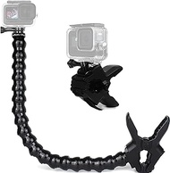 FitStill Jaws Flex Clamp Mount with Adjustable Gooseneck Compatible with GoPro Hero11,10, 9, 8, 7, 6, 5, 4, Session, 3+, 3, 2, 1, Max, Hero (2018), Fusion, DJI Osmo Action Cameras