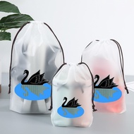 Pouch Serut Organizer Travel Anti Air Tas Serut Karakter Beruang Serbaguna Tas Kosmetik Rabbit Kanto