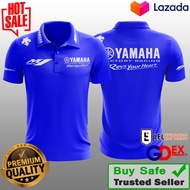 [New Arriva] Motorsport Mens Collar T-Shirt Yamaha Factory Racing Blue (size XS-3XL)