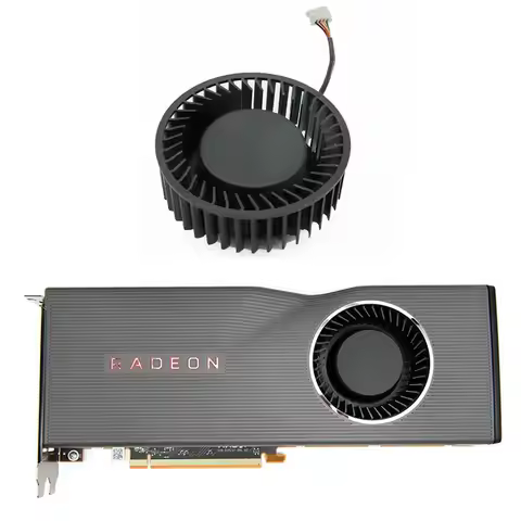Gloednieuwe Originele Amd Gpu Ventilator 75Mm 4pin Bfb1012sha01 Voor Amd Radeon Rx 5700 5700xt Refer