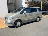 2005年 日產QRV【2.0 棕色 里程4萬 七人座 可變更小貨車更省稅金 一手車 附SAVE認證書 全程原廠保養 內