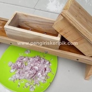 Alat Pemotong Potong Pisau untuk Bawang Goreng bahan kayu Ukuran BESAR