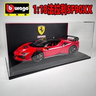 B 1: 18 Ferrari SF90xx Simulation Alloy Car Model Collection F80 Car Model Original Factory 1: 18