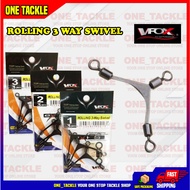 Vfox Rolling 3 way swivel