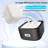 For Apple charger 40W Ultra Thin Charging Head Shell for Apple 40W USB-C Shockproof Anti-drop Soft S