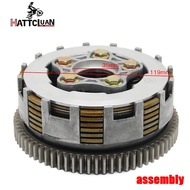 HATTCLUAN for or CG150 CG175 CG200 CG250 ATV Buggy Motorcycle 5 Column Enhanced Clutch Friction Disc