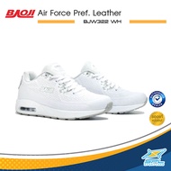 Baoji Collection รองเท้าผ้าใบ รองเท้ากีฬา รองเท้าวิ่ง สำหรับผู้หญิง บาโอจิ W Air Max Pref. Leather BJW322  (1680)