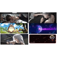 Large format surreal anime mouse pad, gaming mouse pad size 70 x 30cm