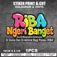 RIBA stickers, waterproof and fade-resistant anti-riba stickers