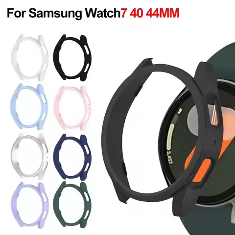 PC Case for Samsung Galaxy Watch 7 40mm 44mm Matte Cover Protective Hollow Bumper Shell for Galaxy W