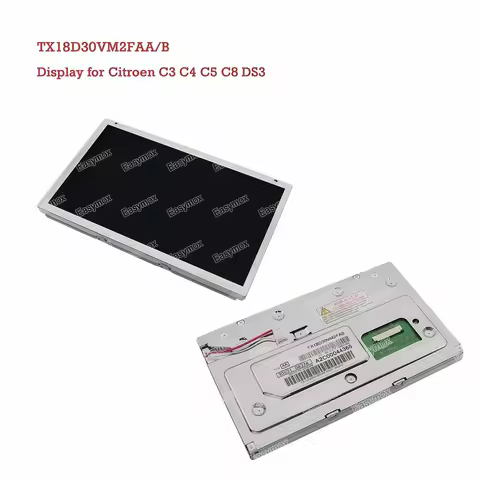 7" LCD Display Screen TX18D30VM2FAA/B For Citroen C3 C4 C5 MK2 C8 DS3 Radio GPS Navigation 967353888
