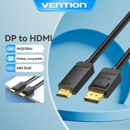 Vention DP to HDMI Cable 4k 30HZ Gold-plated DisplayPort to HDMI Converter for PC HDTV Monitor Proje