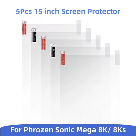 5pcs Screen Protector for Phrozen Sonic Mega 8K/ 8Ks 15 inch LCD Resin 3D Printers Anti Scratch Prot
