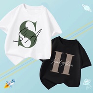 Personalized Boy Girls Name Tshirt Custom Name Kids Short Sleeve Shirts Clothes