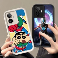 DF-106 Ultraman Luxury Soft Casing for OPPO F25 Reno 10 11 11F 13F Realme C55 Narzo N55 C67 Pro