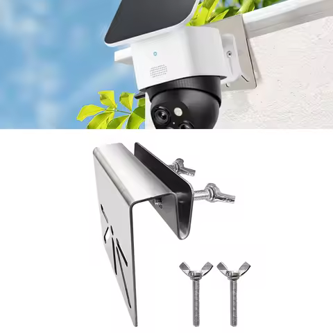Metal Gutter Wall Mount Bracket For Eufy SoloCam S340/E30 Solar Camera Holder Stand Raingutter Brack