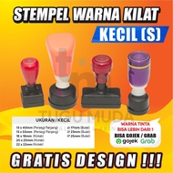 Automatic Color Flash Stamp Size S - Custom Size - Free Design