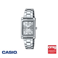 CASIO นาฬิกาข้อมือ CASIO รุ่น LTP-1234DD-7ADF สายสเตนเลสสตีล สีเงิน