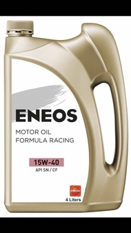 น้ำมันเครื่อง ENEOS FORMULA RACING 15W40 (4 L)API SN/CF สำหรับเครื่องยนต์เบนซินและติด แก๊สLPG/NGV👍 ร