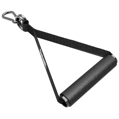 Able Fat Heavy Duty Grip Gym Exercise Metal Handles D-ring Arm Wrestling Training for Cable Machine 