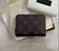 LV Wallet 💯🆕 Zippy 小巧零錢包 拉鏈款 棕色