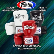 Fairtex BGV1 Universal Design "Tight-Fit" Boxing Gloves Muay Thai Sparring Training Sarung Tinju Kic