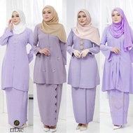 BAJU KURUNG BASIC PURPLE LILAC COLLECTION SIZE XS TO 5XL