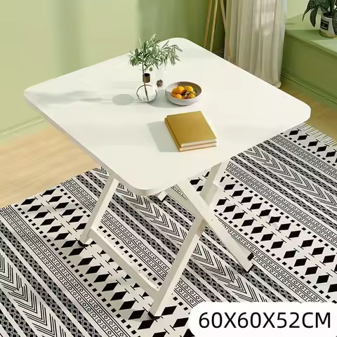 1pc Folding table Multifunctional household dining table for 4 people Portable dining table Foldable