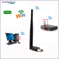 AMAZ Mini Wireless Wifi 7601 2.4Ghz Wifi Adapter for DVB-T2 and DVB-S2 TV BOX WiFI Antenna Network LAN Card