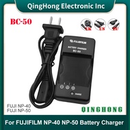 NP-40 NP-50 NP-50A Battery Charger BC-50 BC-50B for FUJIFILM Z1 Z2 Z3 Z5 V10 J50 F50 F60 F75 F85 S10