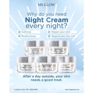MS GLOW NIGHT CREAM MS GLOW ACNE LUMINOUS ULTIMATE ORIGINAL / MS GLOW ORIGINAL