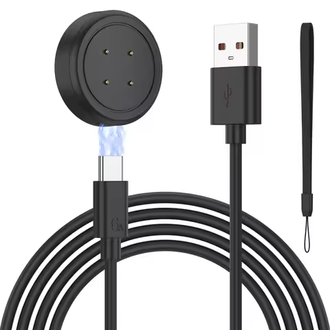 Type C Charger For Google Pixel Watch 3/3XL/2 Fast Charging Dock Holder With Lanyard For Google Pixe