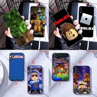 Samsung A05 s A15 A25 A24 A35 A53 A55 M15 M55 S23 FE S24 FE SX81 Roblox Soft black phone case