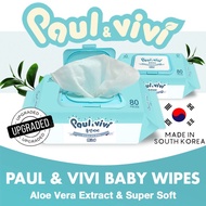 [SGS Certified!] Korea Paul &amp; Vivi Baby Wipes Baby Wet Wipes Baby Wet Tissue Korea Baby Wipes Korea Wipes