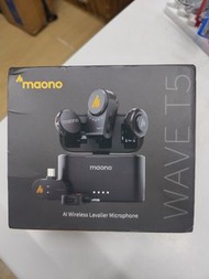 Maono WAVE T5 AI 無線領夾麥克風