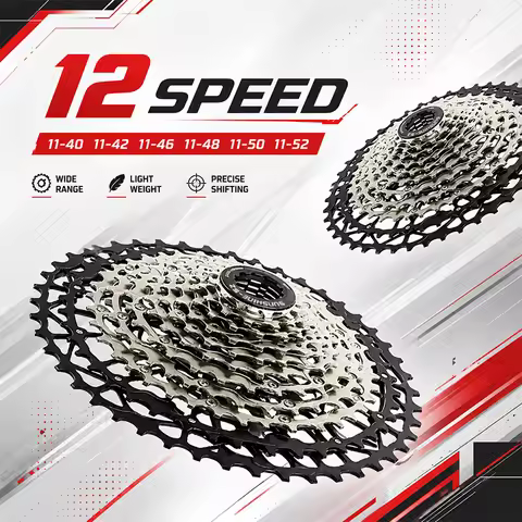 12-speed Mtb Hg Cassette Lightweight 11 42t 44t 50 52 12speed Sprocket Bicycle Freewheel for SHIMANO