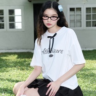 FLAT2112 FF1084 : ELLIE T-SHIRT เสื้อโอเวอร์ไซส์ เสื้อยืด ชุดผู้หญิง แฟชั่นผู้หญิง