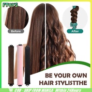 Shipped In 24 Cm.3-Piece Set Heat-Free Hair Curler No Electricity Easy To Use