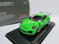 Mini Cut Cartima 1 43 Porsche Two-Door Sports Car Model 911 991 GT3 RS Turquoise