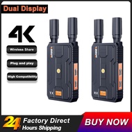 VRRIIS WL097 4K Dual HDMI Display Adapter Wireless Video Transmitter Receiver Extender Support Batte