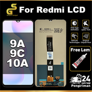 LCD Redmi 9A / 9C / 10A Original 100% lcd touchscreen free lem fullset asli Ori layar hp FHD Digitiz