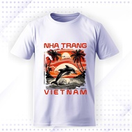 READY STOCK Vietnam Hanoi Da Nang Phu Quoc Souvenir Baju T-Shirt 100% Cotton Unisex Printed Casual T