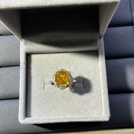 Dazzling Yellow Diamond Solitaire Ring | Elegant Statement Ring