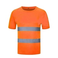 Outdoor safety work shirt, summer breathable work T-shirt, vest T-shirt, quick drying T-shirt