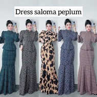 Dress Saloma Peplum Tema Retro 60an 70an Pop Yeh Yeh Malam Pesta Muda Mudi Dinner Hitea Tema P. Raml