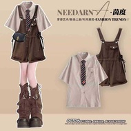 Boho Preppy Short Sleeve Summer Outfit Set - Light and Stylish