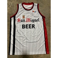 PBA RETRO JERSEY | SAN MIGUEL BEER SAMBOY LIM #9 WHITE STRIPES JERSEY | FULL SUBLIMATION