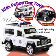 Insertia Land Rover Police Car and SUV 4X4 Model Sound Light Toy Car Gift