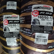 Ban Luar corsa 120 / 60 - 17 dan 160 / 60 - 17 R93 moge ninja platinum