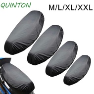 QUINTON Motorcycle Rain Seat Cover Durable Waterproof Motorcycle Accessories Black 210D Oxford Cloth